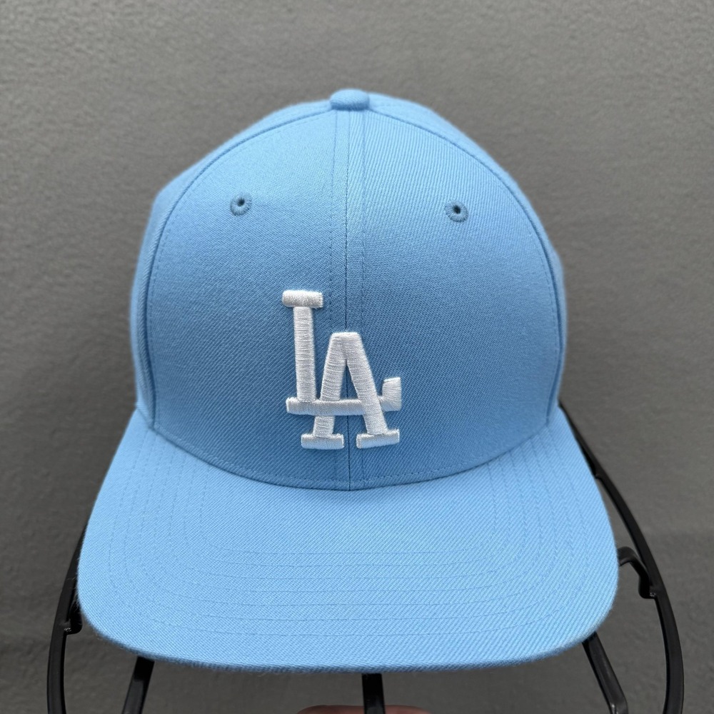 Los Angeles Dodgers Hat Cap Snap Back Mens One Size Blue MLB Baseball '47